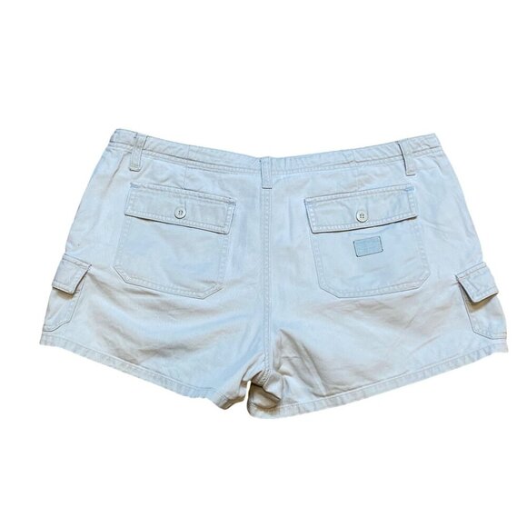 Y2K Aeropostale Beige Cargo Shorts‎ 11/12 100% Cotton Casual Summer Wear - Picture 2 of 6
